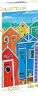 Rainbow beach huts, 1000p. - Clementoni